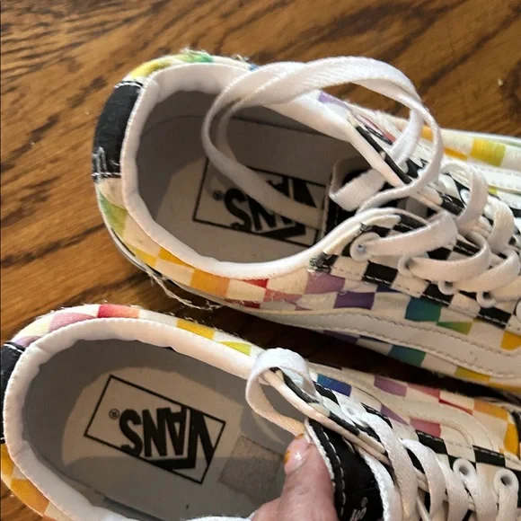 Vans Multicolor Checkered Sneakers - Picture 2 of 10